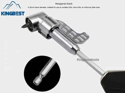 105 Degree Turning  Magnetic screwdriver adapter, electric drill extension, corner tool free shipping A01