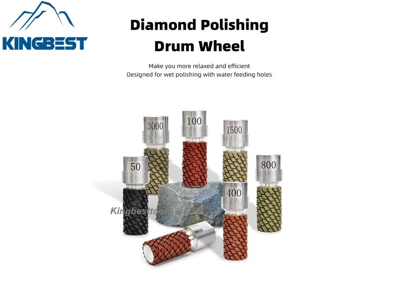 M14 Stone Diamond Resin Drum Wet Polishing Wheels 25mm