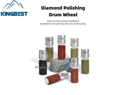M14 Stone Diamond Resin Drum Wet Polishing Wheels 25mm