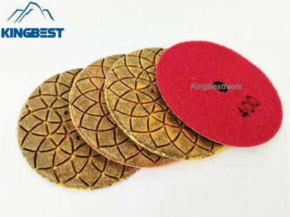 4 Steps Wet Polishing Pads 100mm