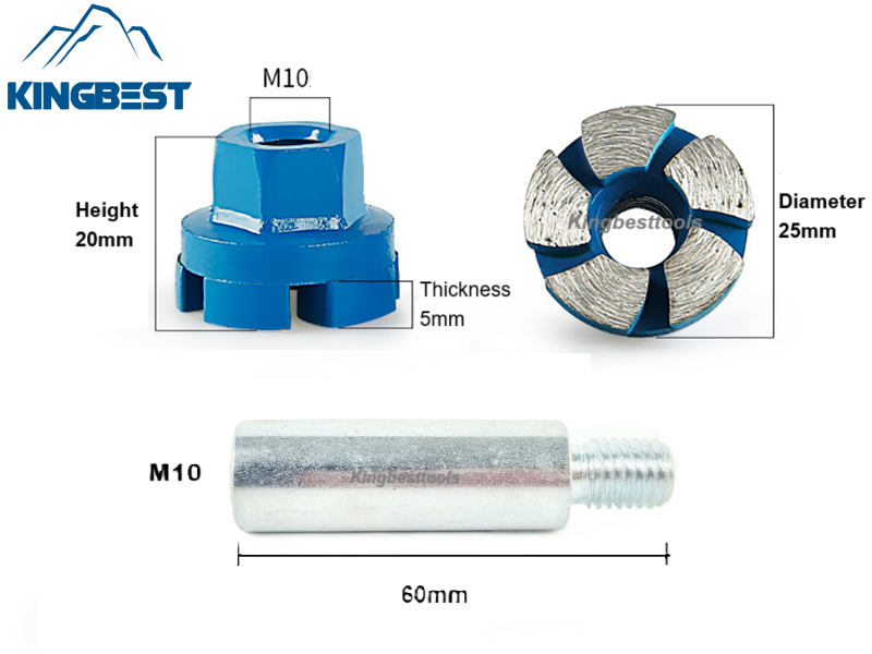 M10 Diamond Flat Bits For Granite Stone 2 inches