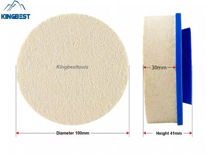 Snail Buckle Wool Wheel Thickened Snail Lock Polishing Pads for stone/ metal/glass