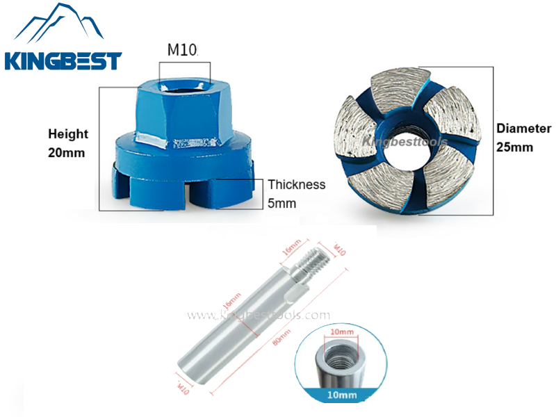 M10 Diamond Flat Bits For Granite Stone 2 inches