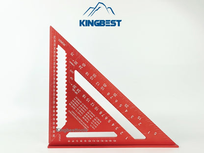 12inch Multifunctional Aluminum Triangle Ruler 90 Degree Right Angle Ruler 45 Degree Angle Ruler High Precision Free Shipping A01