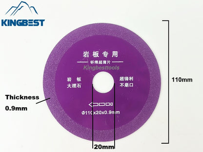 Purple Cutting Blade for Marble 100mm and 110mm
