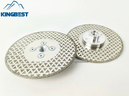 M14 Brazing Durable Silver Star Saw Blade with Flange