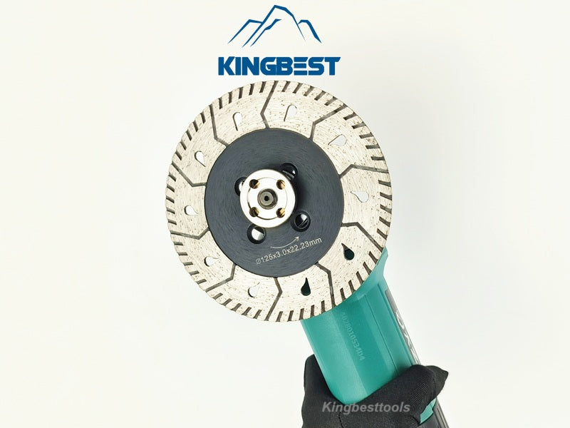 Black Diamond Saw Blade with Flange for Slotting and Grinding