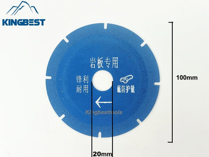Blue Diamond Saw Blade With Open Teeth For Porcelain