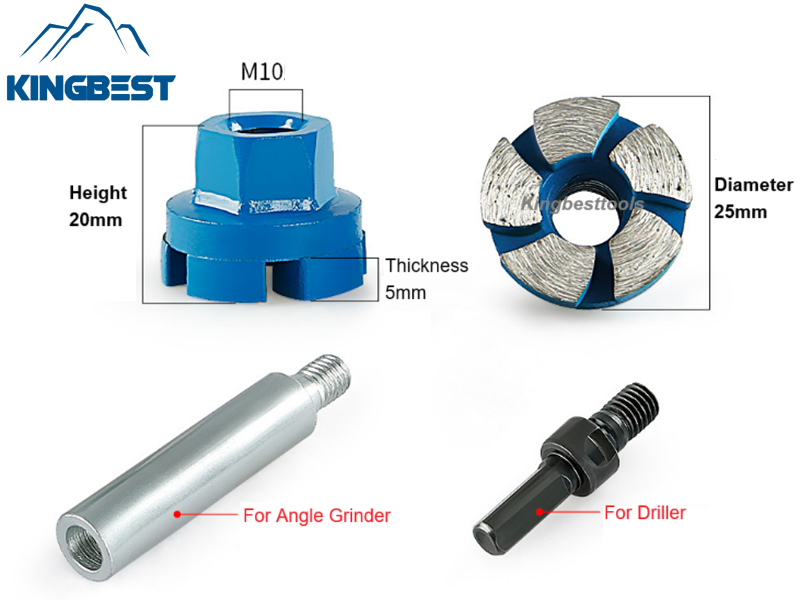 M10 Diamond Flat Bits For Granite Stone 2 inches