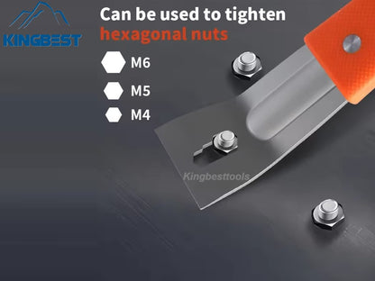 10.7 Inch Stainless steel pry bar carpenter nail remover decoration pry bar multifunctional scraper free shipping A01
