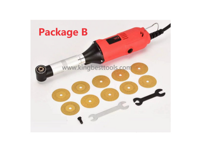 Micro Electric 90° Elbow Grinding Machine/Multifunction Angle Grinder-Free Shipping A01