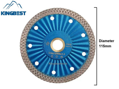 22.23mm Blue Turbo Saw Blades For Cutting