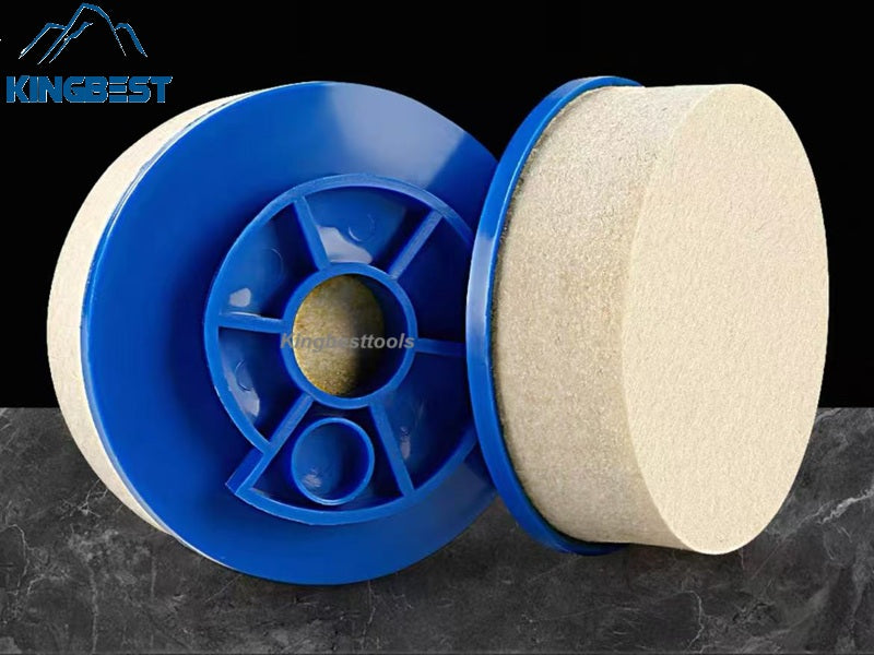 Snail Buckle Wool Wheel Thickened Snail Lock Polishing Pads for stone/ metal/glass