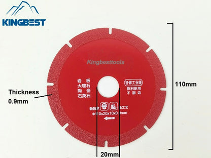 Red Less Dust Cutter Disc