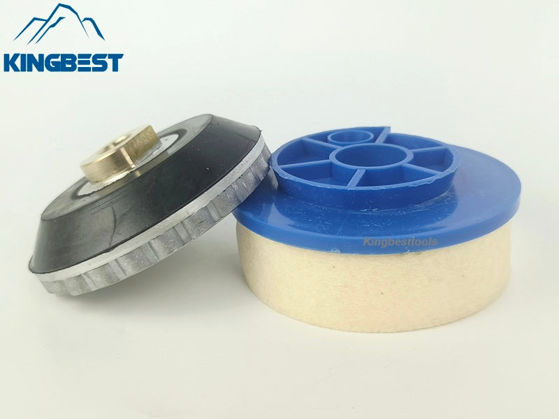 Snail Buckle Wool Wheel Thickened Snail Lock Polishing Pads for stone/ metal/glass