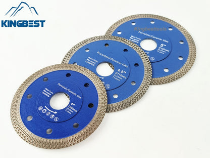 Blue Sharp Diamond Saw Blades With Central Hole 22.23mm