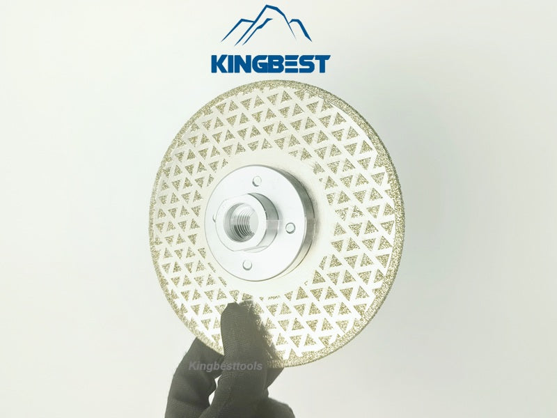 M14 Brazing Durable Silver Star Saw Blade with Flange