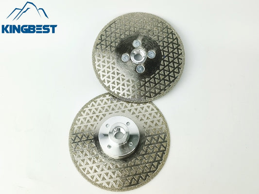M14 Brazing Durable Silver Star Saw Blade with Flange