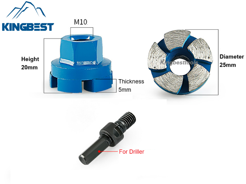 M10 Diamond Flat Bits For Granite Stone 2 inches