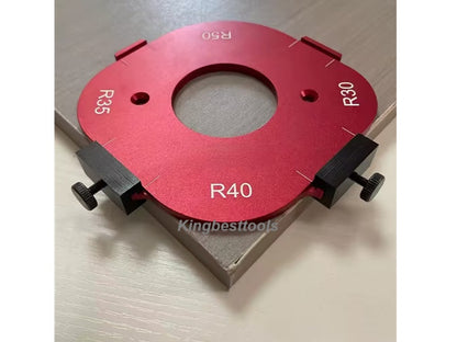 Trimming Machine Cutting Rounded Corner Template Woodworking R Corner Rounded Template Electric Planer Slotting-free shipping A01