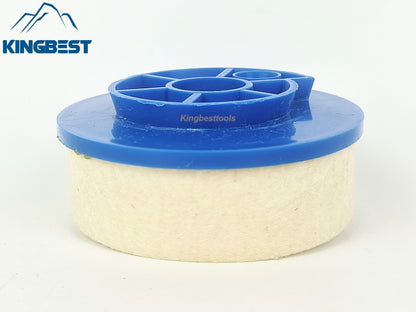 Snail Buckle Wool Wheel Thickened Snail Lock Polishing Pads for stone/ metal/glass